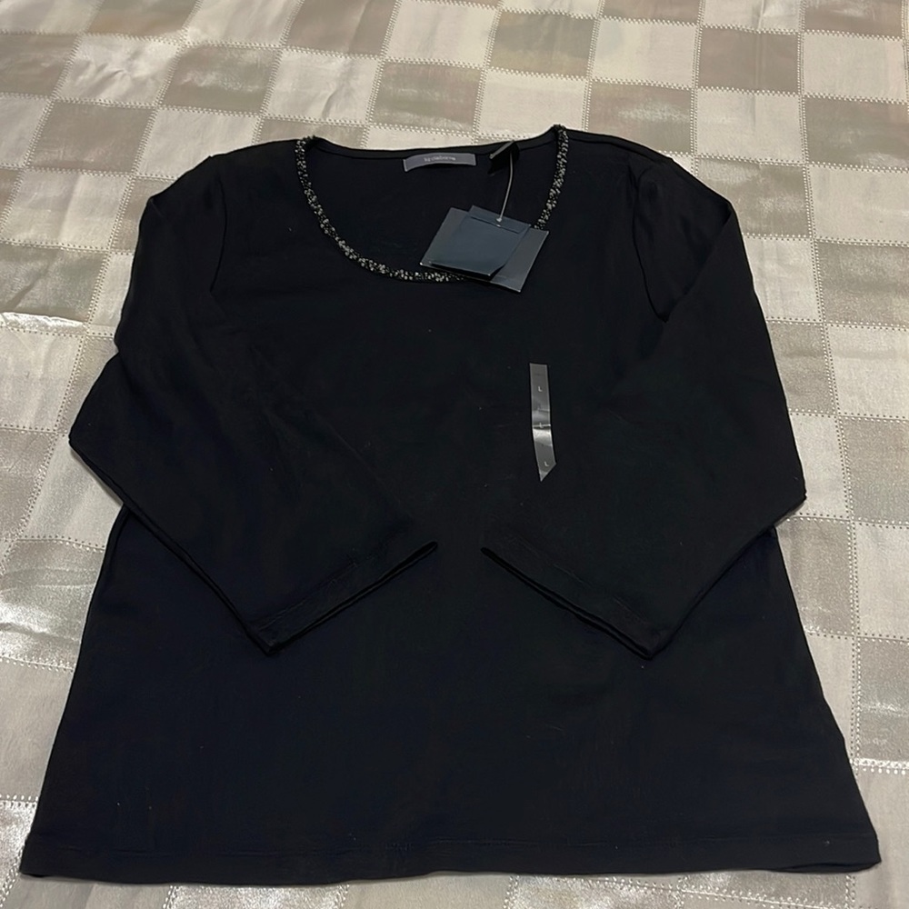 Liz Claiborne cotton 3/4 sleeve shirt